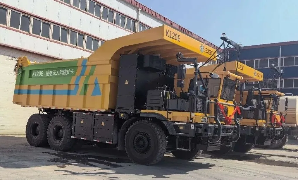 Primeiro camião de mineração 100% elétrico do mundo com bateria de iões de sódio é entregue na China